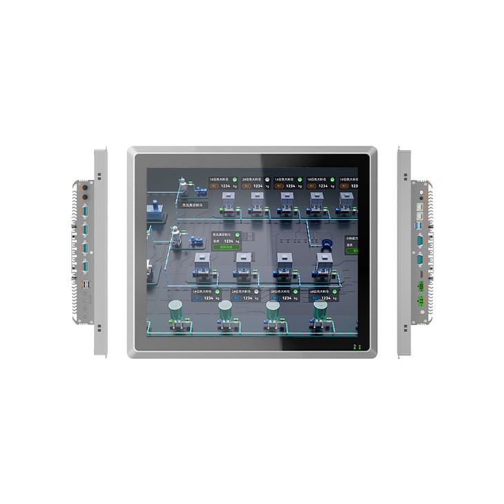 19 tumma ídnaðarnertapanel telda